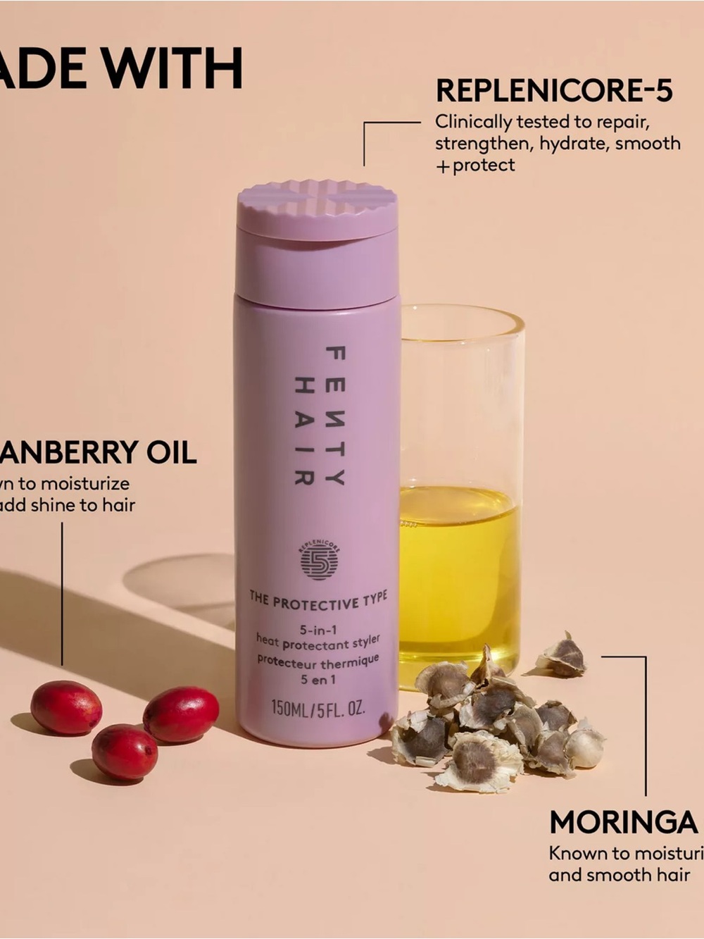 Fenty Hair The Protective Type Heat Protectant Styler -90ml